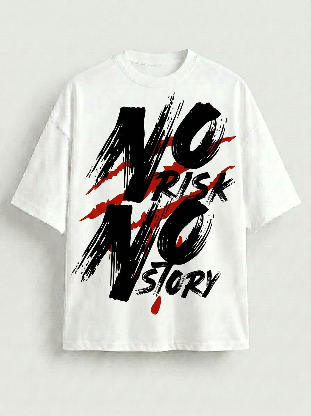 NO RISK NO STORY – Boxy Tee
