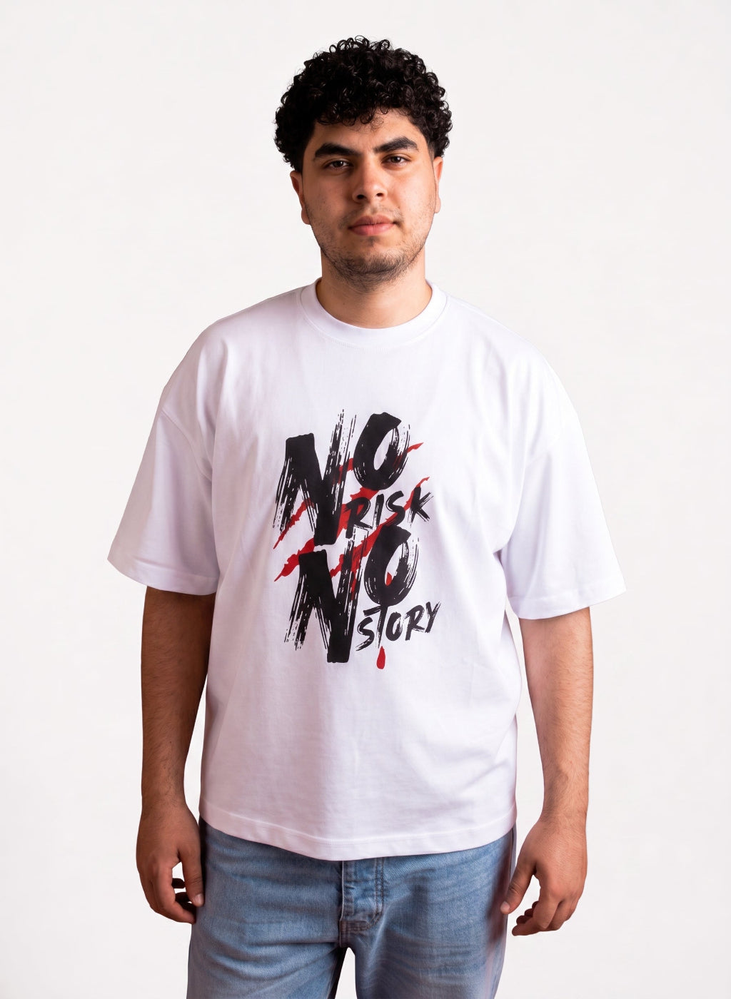 NO RISK NO STORY – Boxy Tee